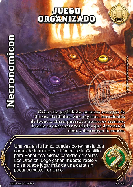 Necronomicon (Juego Organizado)