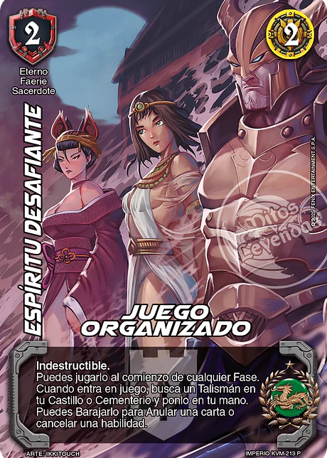 Espíritu Desafiante (Juego Organizado)