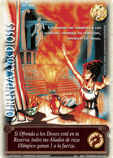 Ofrenda a los Dioses