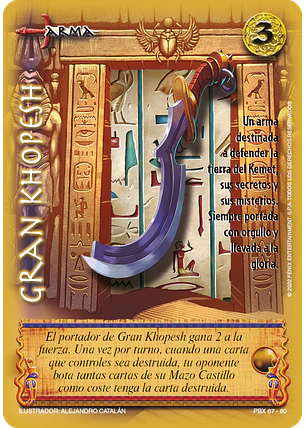Gran Khopesh (Kit extensión 2022)