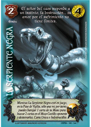La Serpiente Negra (CRPB3 - Sombra)