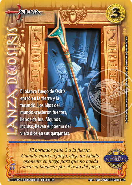 Lanza de Osiris (Kit de Batalla Ra - aniversario)