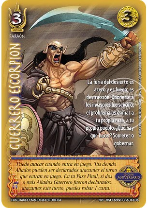 Guerrero Escorpión (Kit de Batalla Ra - aniversario)