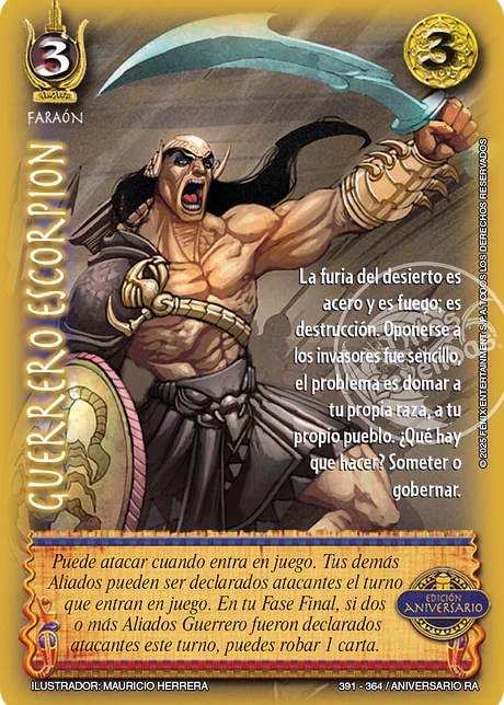 Guerrero Escorpión (Kit de Batalla Ra - aniversario)