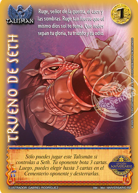 Trueno de Seth (Kit de Batalla Ra - aniversario)