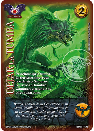 Dejar la tumba (Colmillos de Avalon)