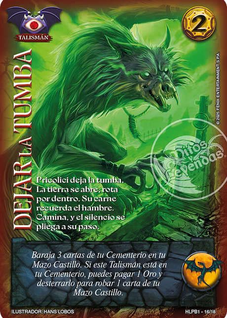 Dejar la tumba (Colmillos de Avalon)