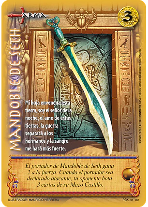 Mandoble De Seth (Kit extensión 2022)