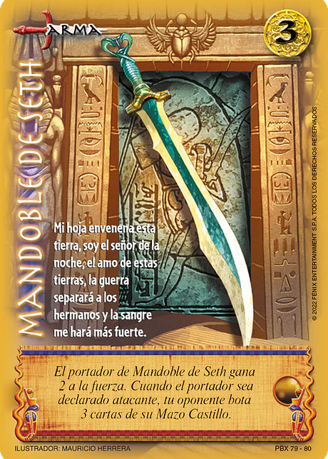 Mandoble De Seth (Kit extensión 2022)