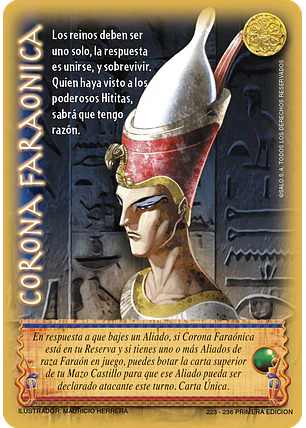 Corona Faraónica