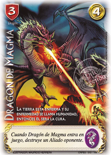Dragón de Magma (Kit Racial 2024 – Foil)