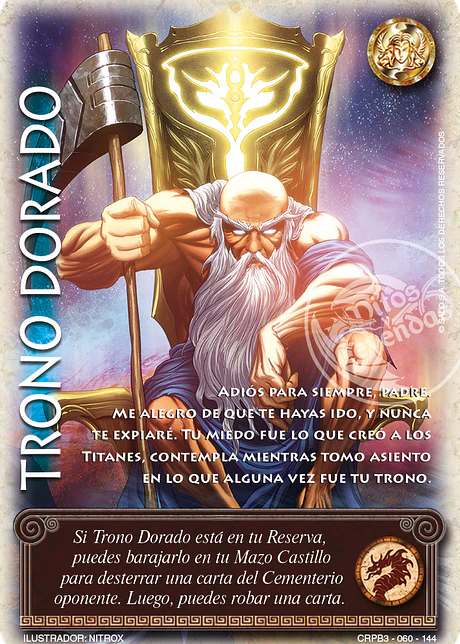Trono Dorado (Kit Racial 2024 - Foil)