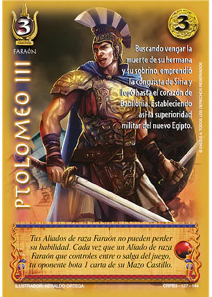 Ptolomeo III (CRPB3 - Faraón)