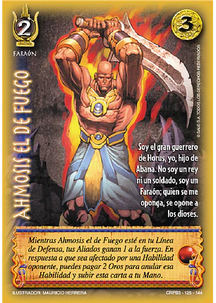 Ahmosis el de Fuego (CRPB3 - Faraón)