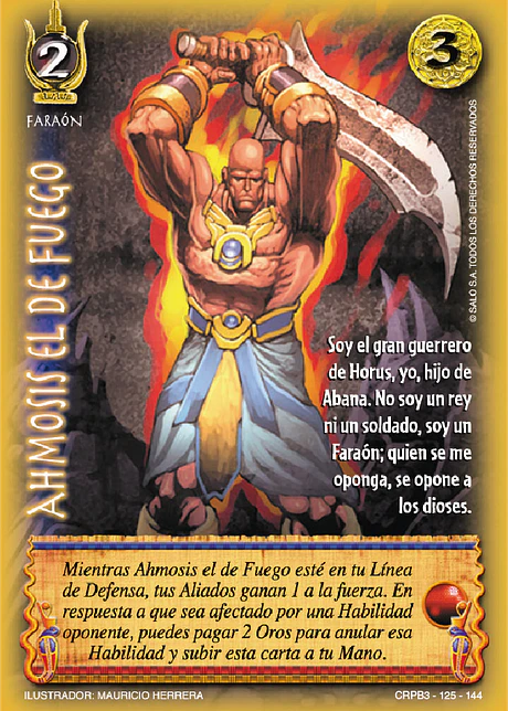 Ahmosis el de Fuego (CRPB3 - Faraón)