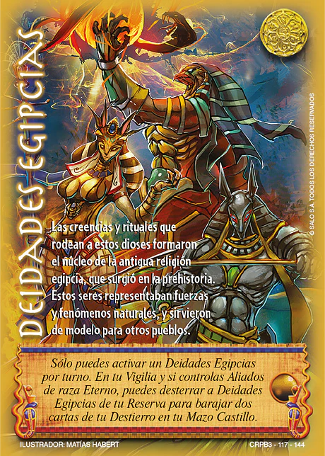 Deidades Egipcias (CRPB3 - Eterno)