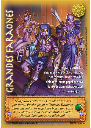 Grandes Faraones (CRPB3 - Faraón)
