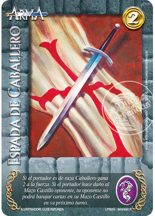 Espada de Caballero (Kit de Batalla LPB3.0 - Orden)
