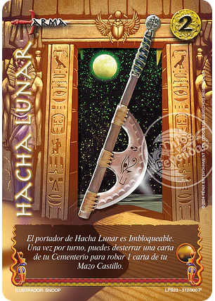 Hacha Lunar (Kit de Batalla LPB3.0 – Orden)