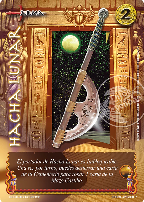 Hacha Lunar (Kit de Batalla LPB3.0 – Orden)