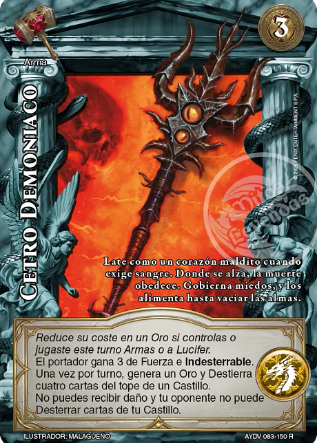 Cetro Demoniaco (Vigilantes - Real)