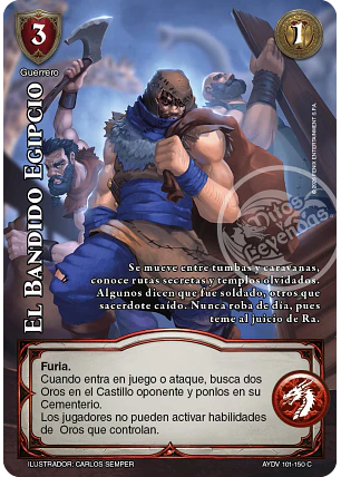 El Bandido Egipcio (Vigilantes - Cortesana Foil)