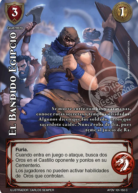 El Bandido Egipcio (Vigilantes - Cortesana Foil)