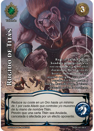 Rugido de Titán (Vigilantes - Vasalla Foil)