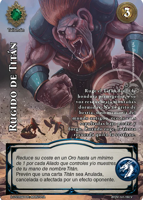 Rugido de Titán (Vigilantes - Vasalla Foil)