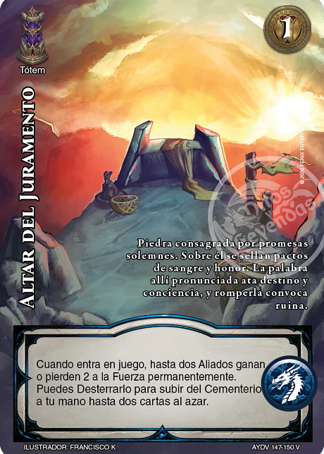 Altar del Juramento (Vigilantes - Vasalla Foil)