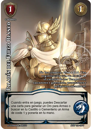 Paladín del Fuego Blanco (Vigilantes - Vasalla Foil)