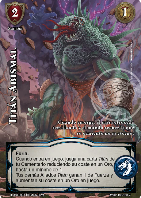Titán Abismal (Vigilantes - Vasalla Foil)