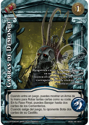 Garras de Demonio (Vigilantes - Vasalla Foil)