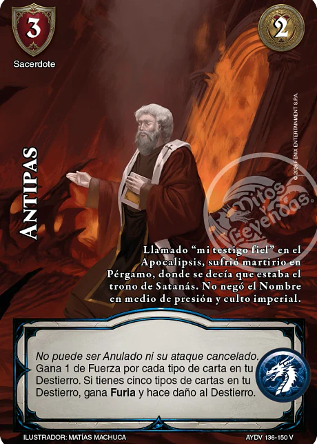 Antipas (Vigilantes - Vasalla Foil)
