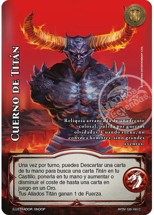 Cuerno de Titán (Vigilantes - Cortesana Foil)