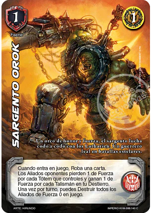 Sargento Orok (KVM - Cortesano)
