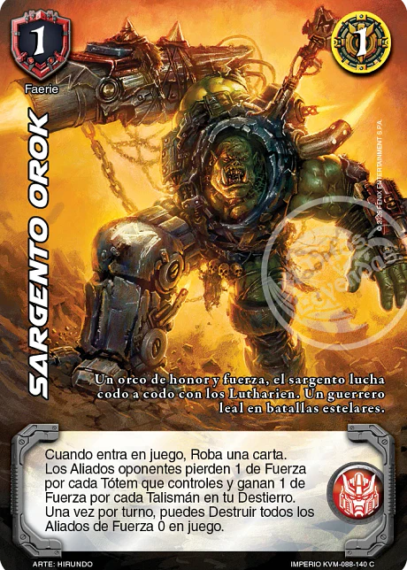 Sargento Orok (KVM - Cortesano)