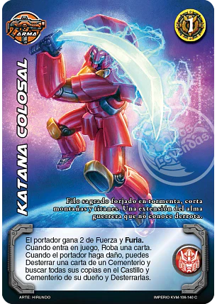 Katana Colosal (KVM - Cortesano)