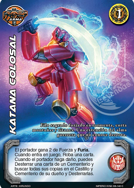 Katana Colosal (KVM - Cortesano)
