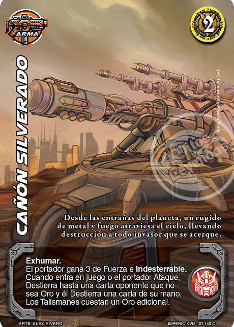 Cañón Silverado (KVM - Cortesana Foil)