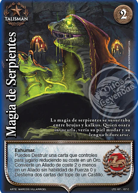 Magia de serpientes (LTD - Cortesana Foil)