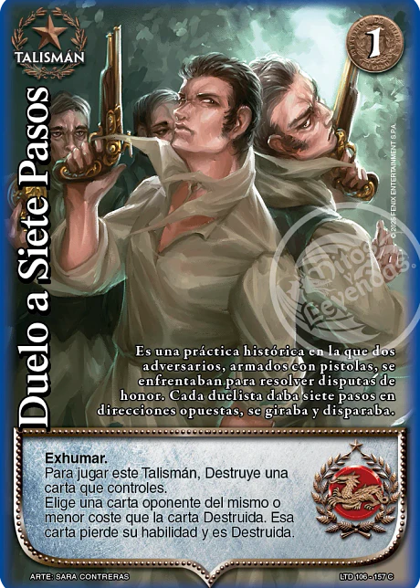 Duelo a siete pasos (LTD - Cortesana Foil)