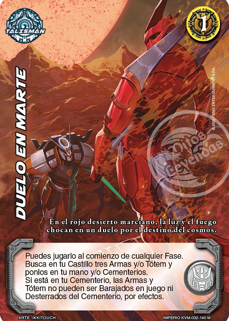 Duelo en Marte (KVM - Mega Real)