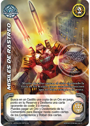 Misiles de Rastreo (KVM - Reales)