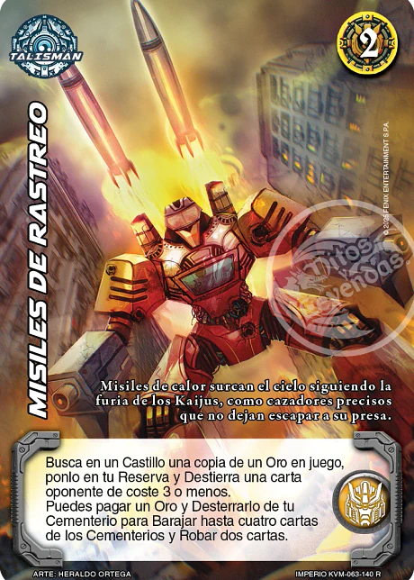 Misiles de Rastreo (KVM - Reales)