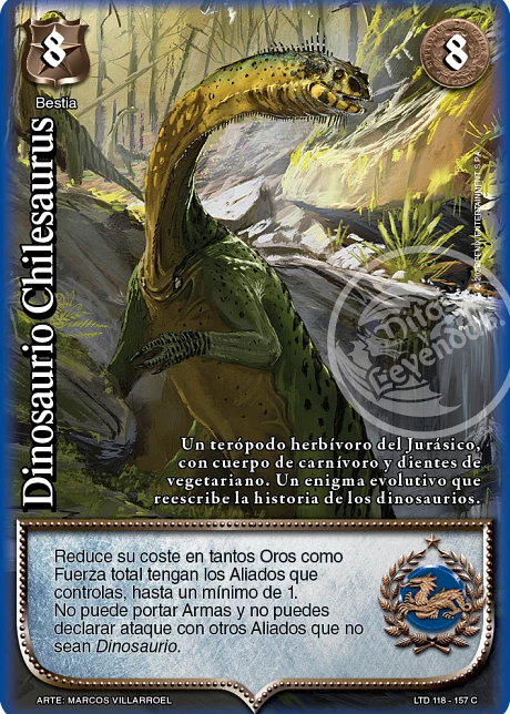 Dinosaurio Chilesaurus (LTD - Vasalla Foil)