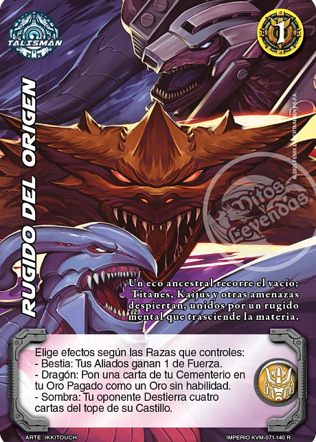 Rugido del Origen (KVM - Reales)