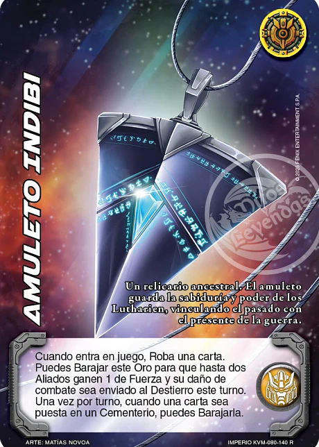 Amuleto Indibi (KVM - Reales)