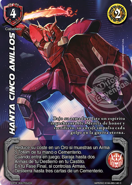 Hanta Cinco Anillos (KVM - Cortesana Foil)