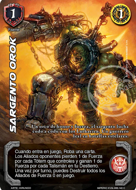 Sargento Orok (KVM - Cortesana Foil)